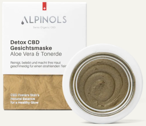 DETOX CBD ARCMASZK Aloe Verával és Agyaggal 50ml